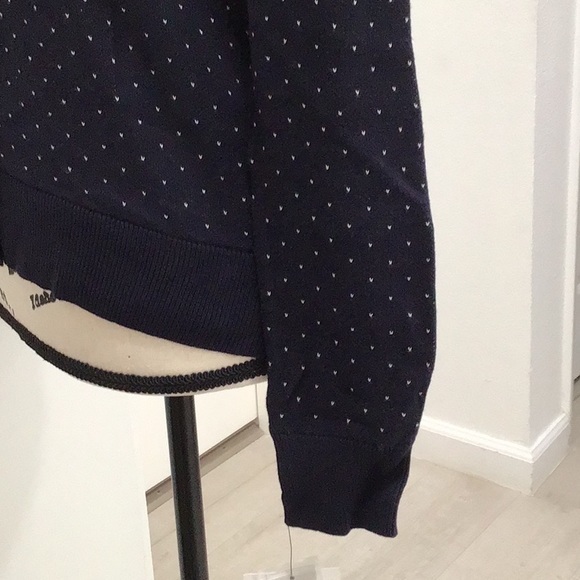 🆕 LIZ CLAIBORNE “Greener Pastures” Stripes & Dots Short Cardigan Button Down - Picture 7 of 12